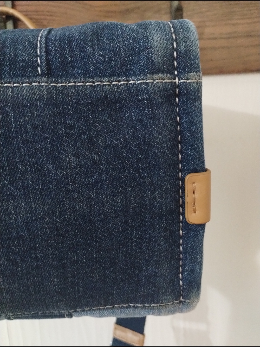 Marc Jacobs Blue Denim Patchwork Medium Tote Bag "Final Sale Price " - Picture 10 of 16